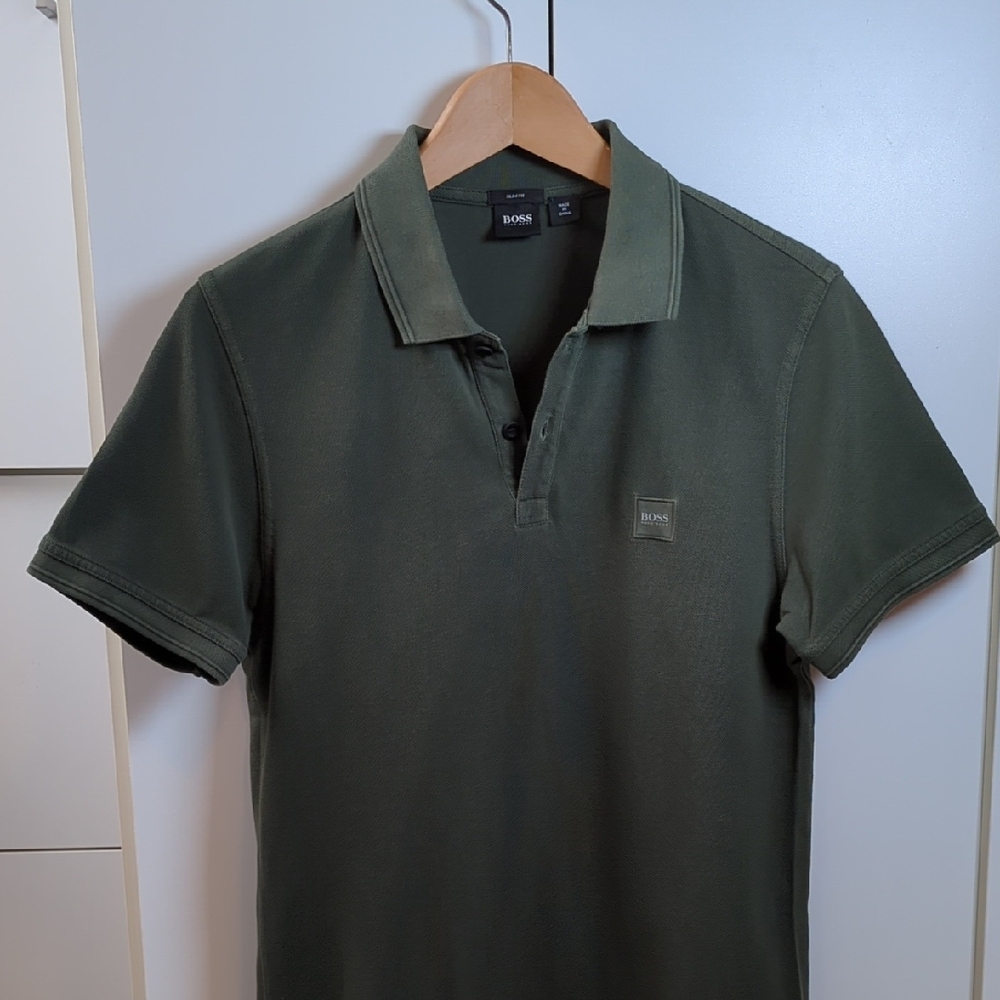 BOSS Green Polo Shirt Men's S